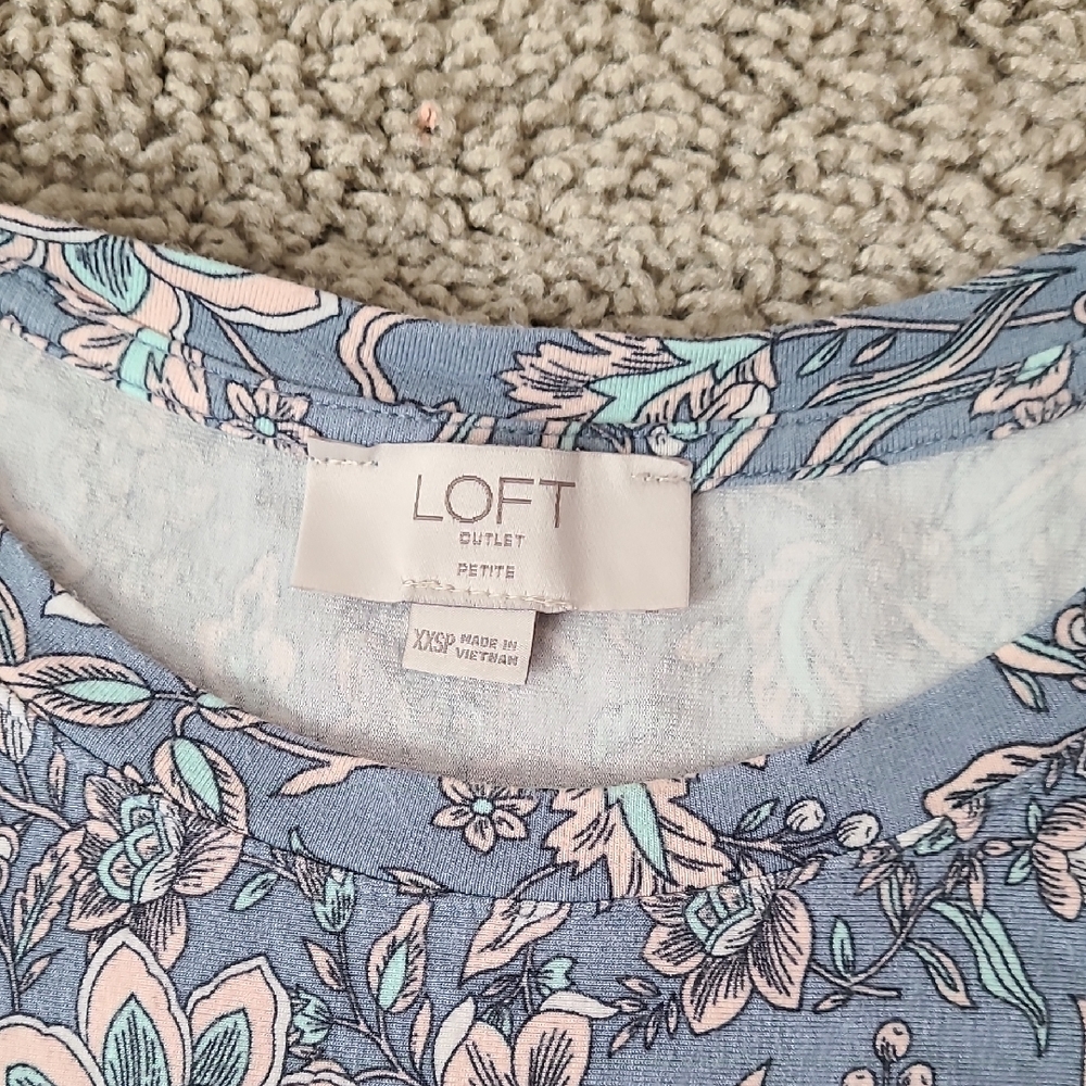 LOFT Floral Swing Dress - Picture 2 of 10